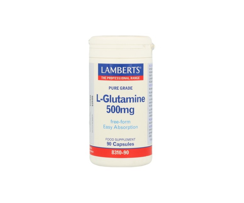 L-Glutamina 90 cápsulas de 500mg Lamberts