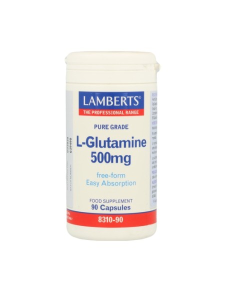 L-Glutamina 90 cápsulas de 500mg Lamberts
