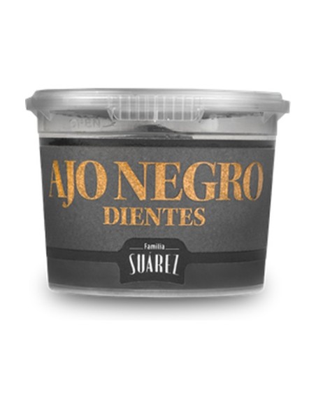 Dientes pelados de ajo negro 65 g Familia Suarez