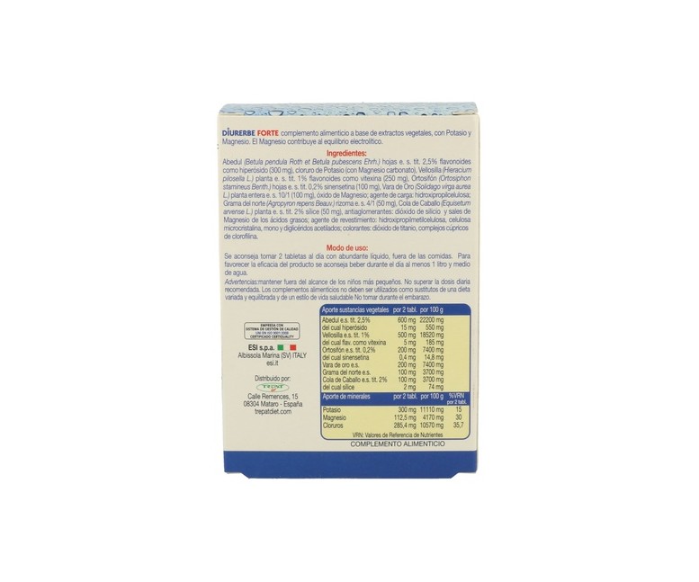 Diurerbe Forte 40 comprimidos ESI