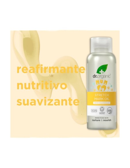 Aceite para estrías 100 ml de aceite Dr. Organic