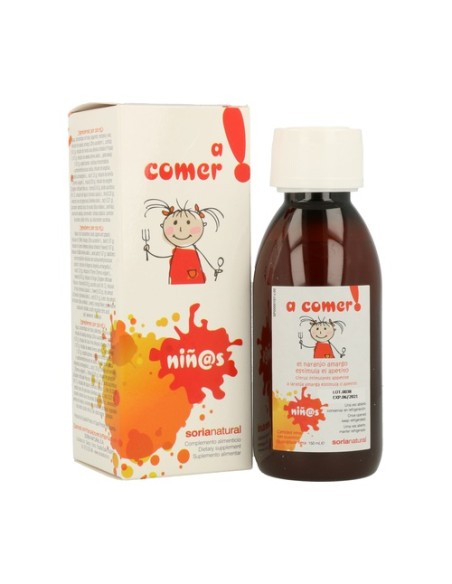 A Comer Jarabe infantil 150 ml (Naranja) Soria Natural