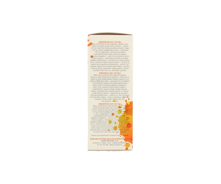 A Comer Jarabe infantil 150 ml (Naranja) Soria Natural