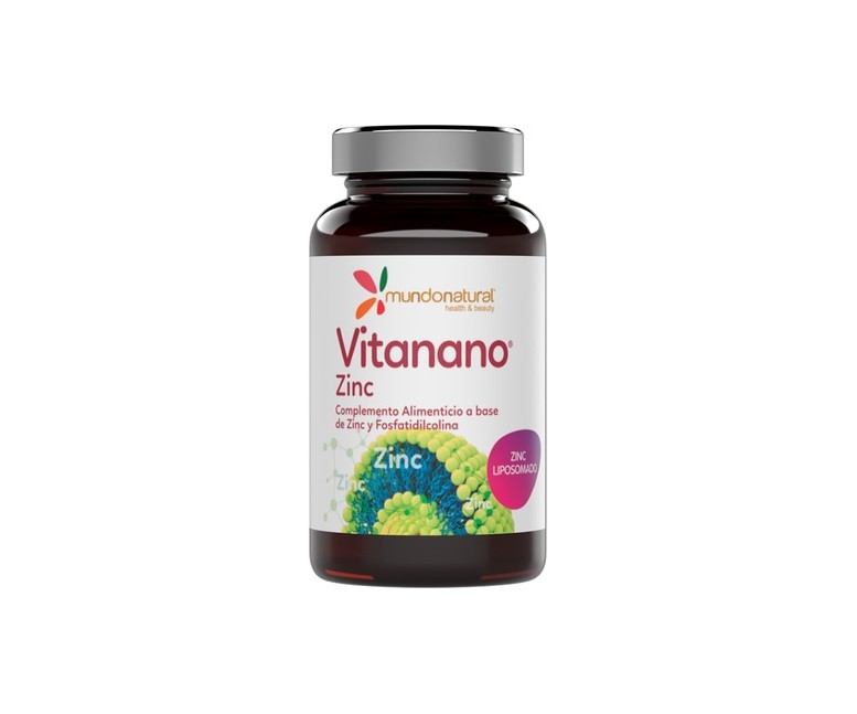 Vitanano zinc liposomado 30 cápsulas vegetales de 390mg Mundonatural