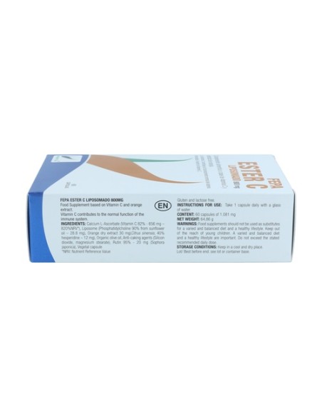 Ester-C Liposomada 60 cápsulas de 800mg Fepa