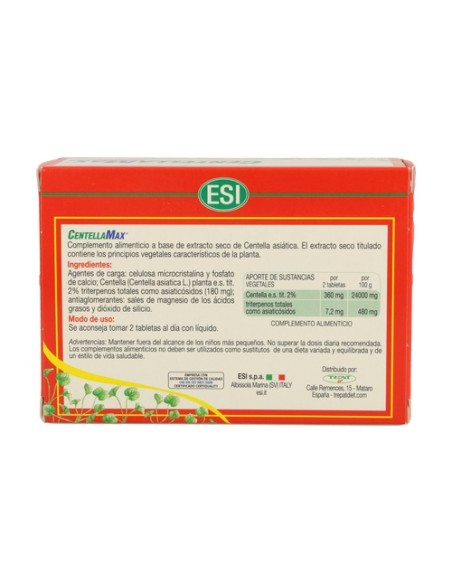 Centella max 60 comprimidos ESI