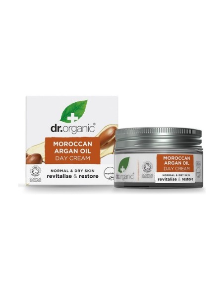 Crema de dia Aceite de Argán - piel normal a seca 50 ml de crema Dr. Organic
