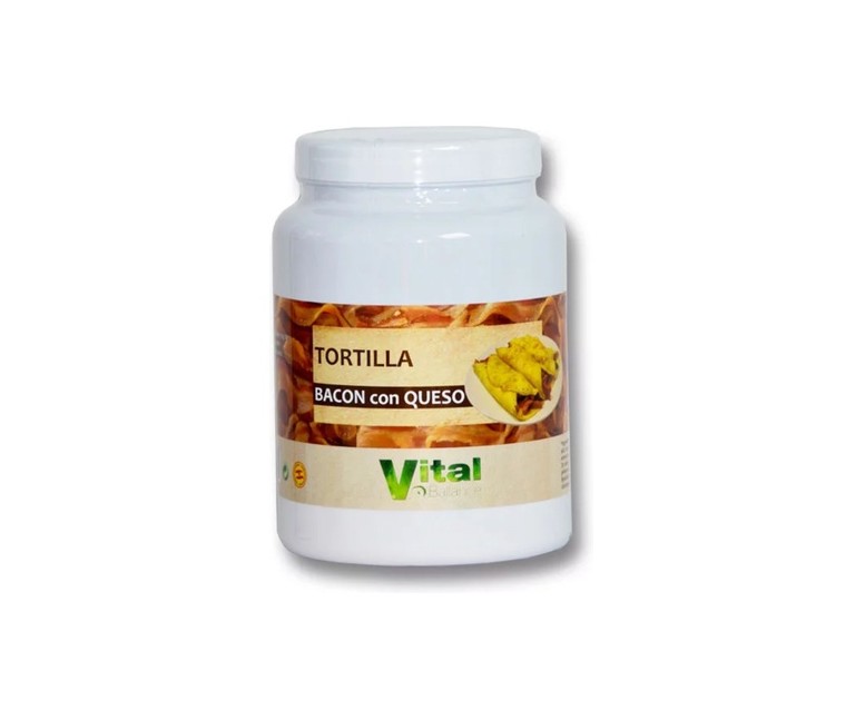 Bote tortilla bacon queso 500 g de polvo Vital Ballance