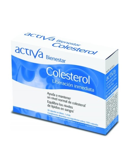 Bienestar colesterol 30 cápsulas vegetales Activa