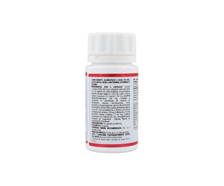 Detoximetal Holomega 50 cápsulas de 840mg Equisalud