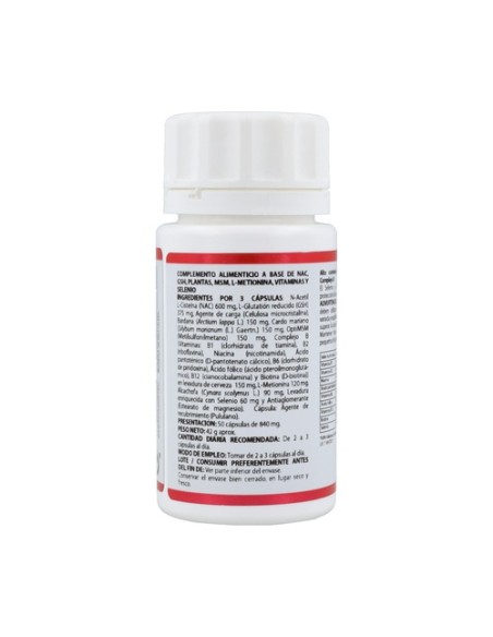 Detoximetal Holomega 50 cápsulas de 840mg Equisalud