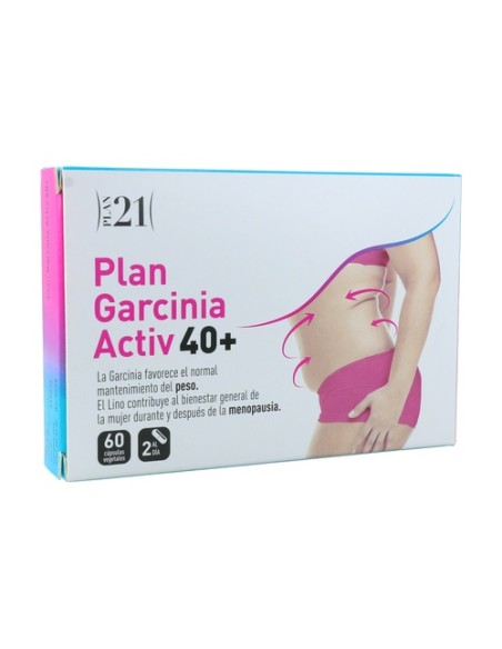 Plan 21 Garcinia Activ 40+ 60 cápsulas Plameca