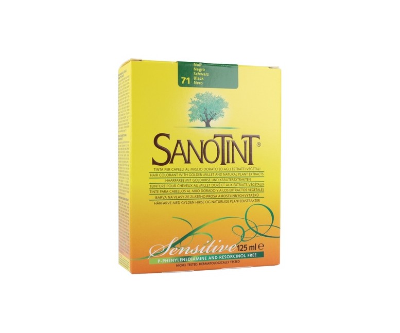Tinte Sensitive 71 Negro 125 ml (Negro) Sanotint