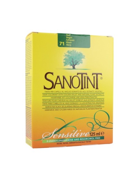 Tinte Sensitive 71 Negro 125 ml (Negro) Sanotint