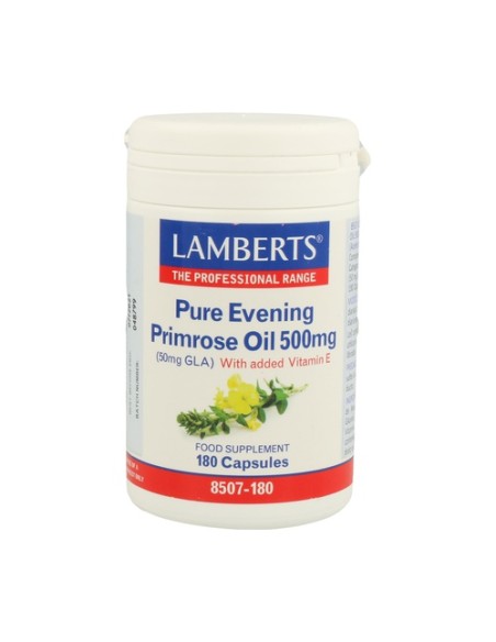 Aceite de prímula puro 180 cápsulas de 500mg Lamberts
