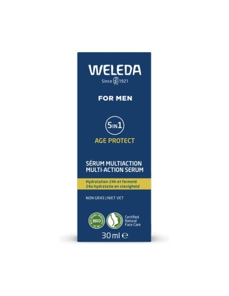 Sérum Multi-acción 5 en 1 para hombre 30 ml de sérum Weleda