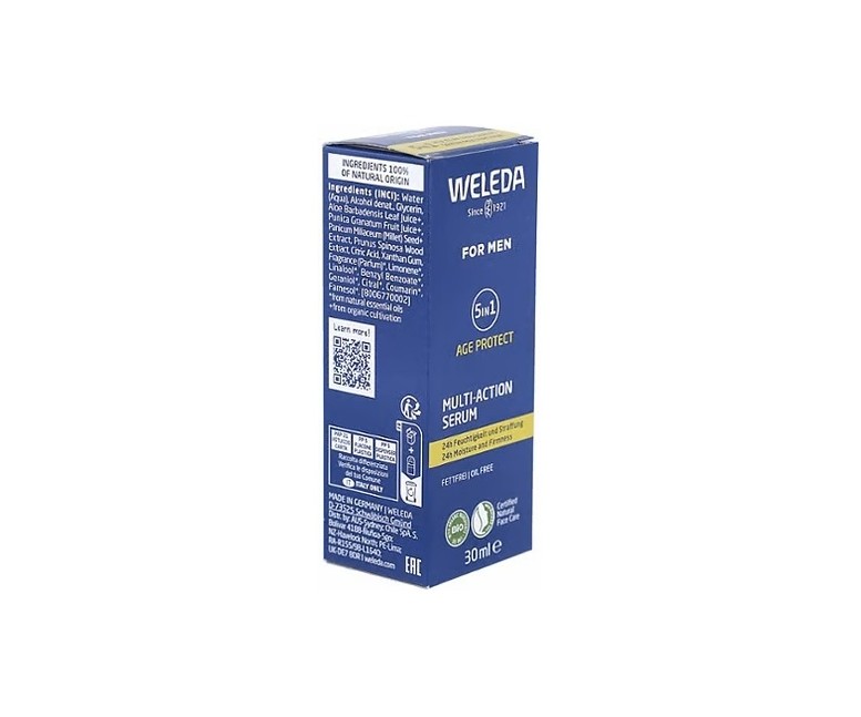 Sérum Multi-acción 5 en 1 para hombre 30 ml de sérum Weleda