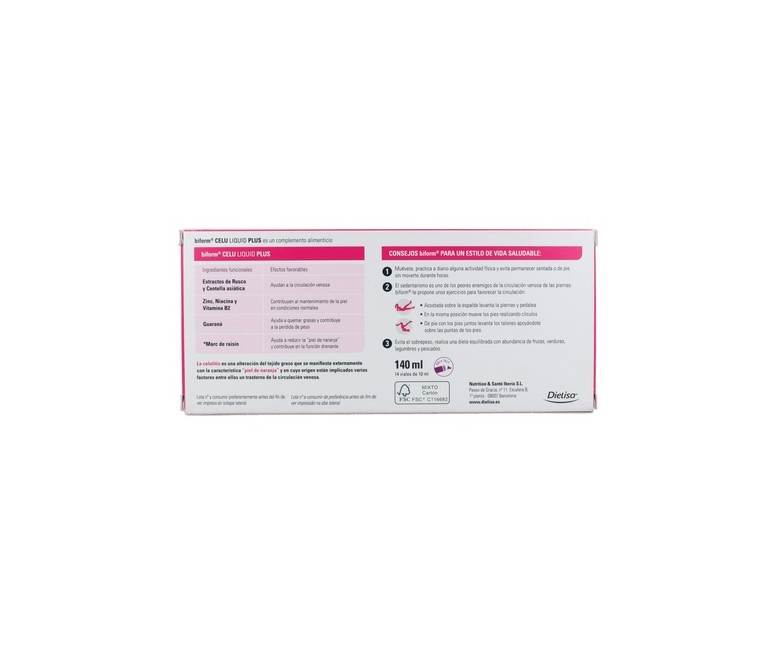 Celu Liquid Plus 14 viales de 10ml Biform