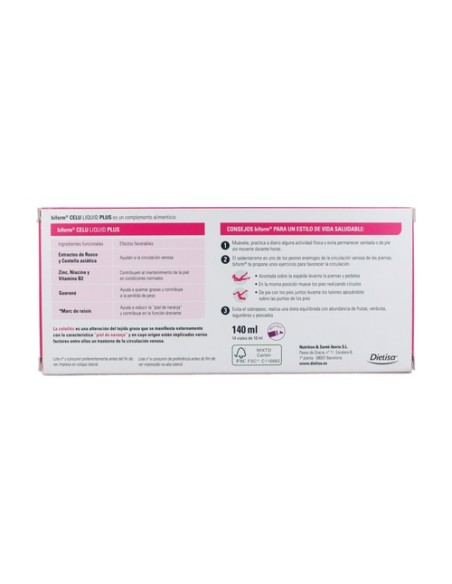 Celu Liquid Plus 14 viales de 10ml Biform