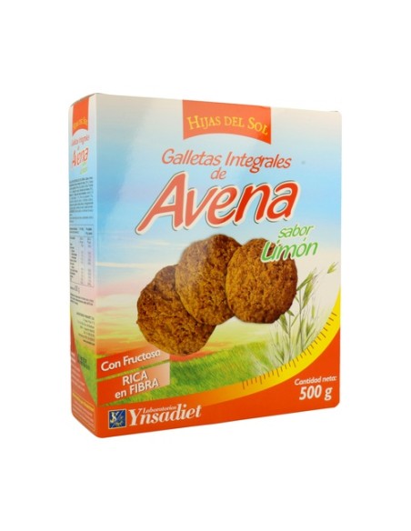 Galletas avena sabor limón 500 g (Limón) Hijas del Sol