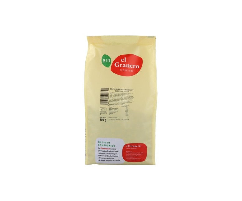 Bolitas de cereales con chocolate bio 300 g (Chocolate) El Granero Integral