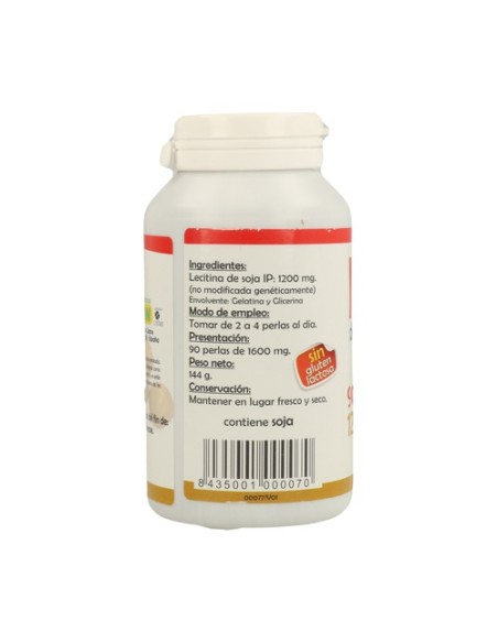 Lecitina 90 perlas de 1200mg Pinisan