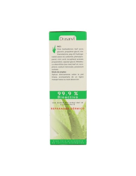 Aloe Vera Gel 200 ml de gel Drasanvi