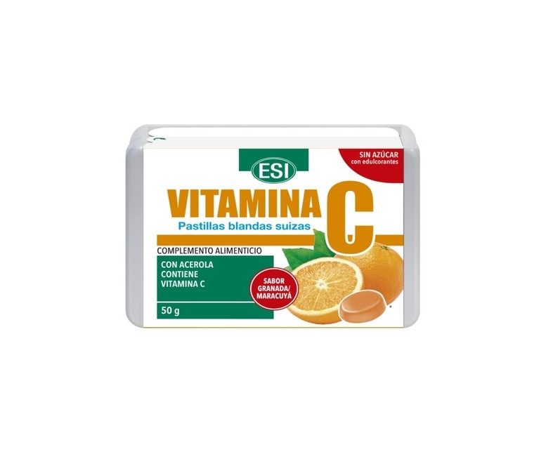 Vitamina C pastillas blandas 50 g ESI - TREPAT DIET