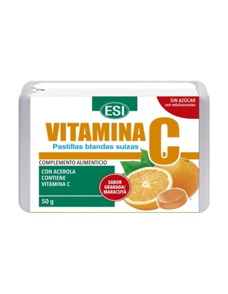 Vitamina C pastillas blandas 50 g ESI - TREPAT DIET
