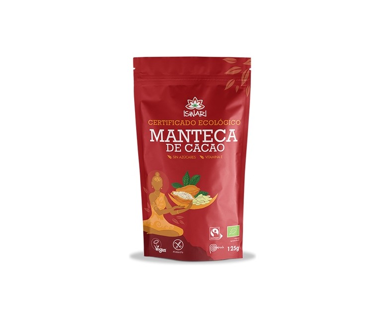 Manteca de Cacao Bio 125 g Iswari