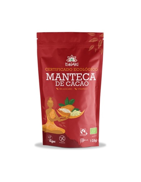 Manteca de Cacao Bio 125 g Iswari
