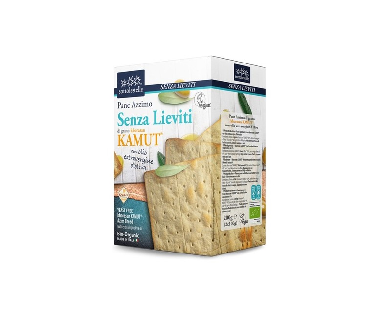 Pan sin levadura Khorasan Kamut® Bio 200 g Sottolestelle