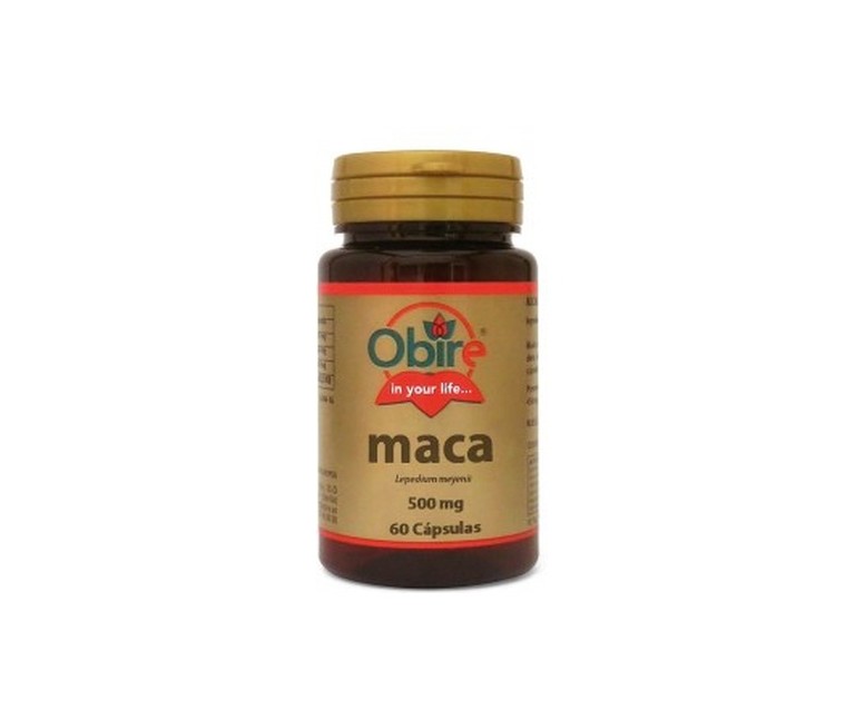 Maca 60 cápsulas de 500mg Obire