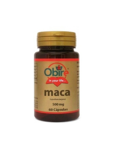 Maca 60 cápsulas de 500mg Obire