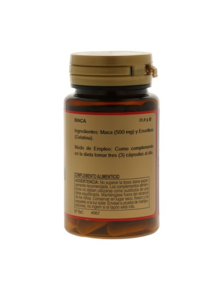 Maca 60 cápsulas de 500mg Obire