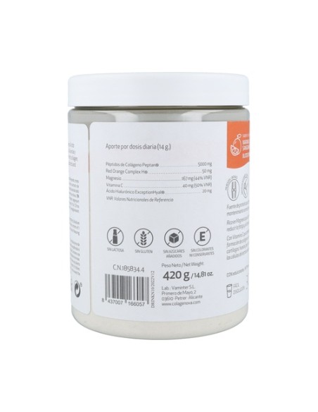 Colagenova antiox drink limón péptidos de colágeno 420 g de polvo (Limón) Vaminter