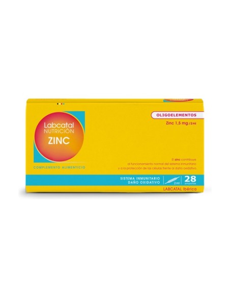 Labcatal 18 (Zinc) 28 ampollas Labcatal