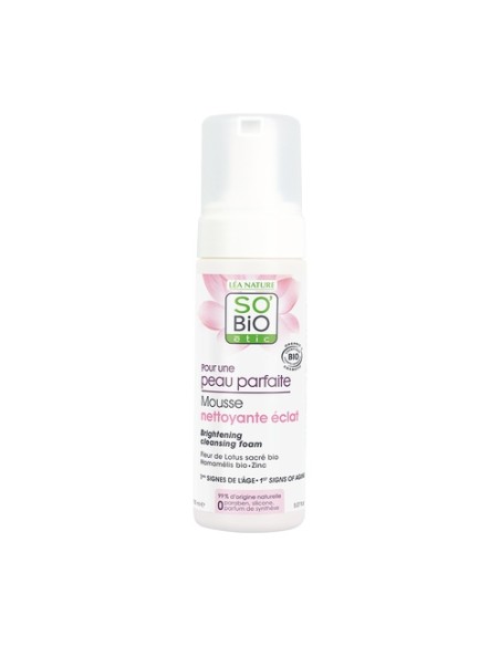 Espuma limpiadora iluminadora 150 ml So'Bio