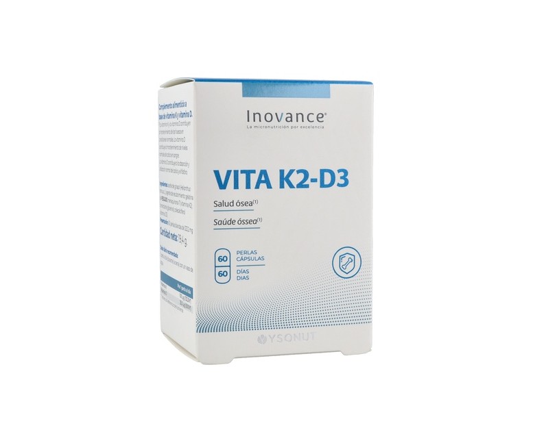 Vita K2+D3 60 perlas de 328.26mg Inovance