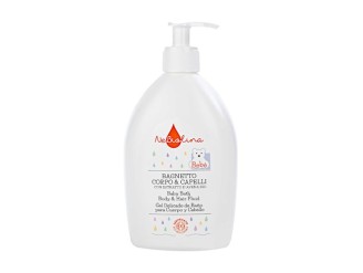 Loción de baño cuerpo y cabello bebé