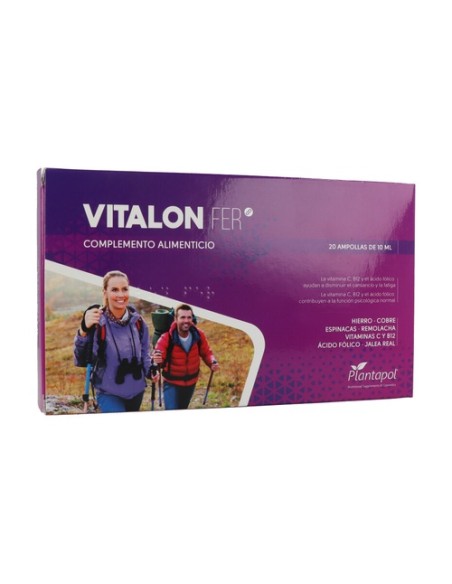 Vitalon Fer 20 ampollas Plantapol
