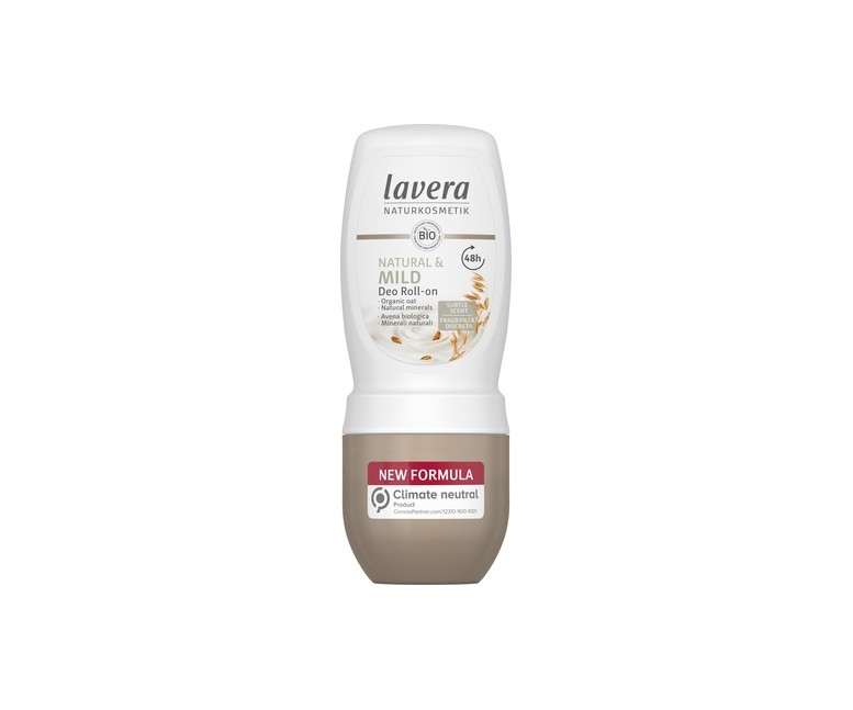 Desodorante Roll-On 48H piel suave & natural 50 ml Lavera