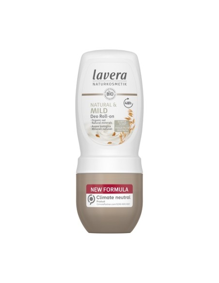 Desodorante Roll-On 48H piel suave & natural 50 ml Lavera