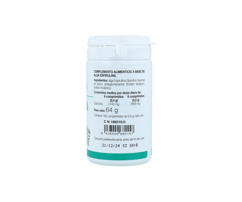 Espirulina 160 comprimidos Ana Maria Lajusticia