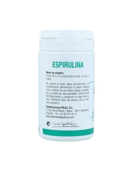 Espirulina 160 comprimidos Ana Maria Lajusticia