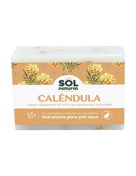Jabón natural de caléndula 100 g Sol Natural