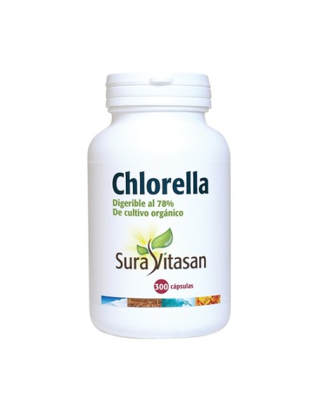 Chlorella 300 cápsulas de 455mg Sura Vitasan