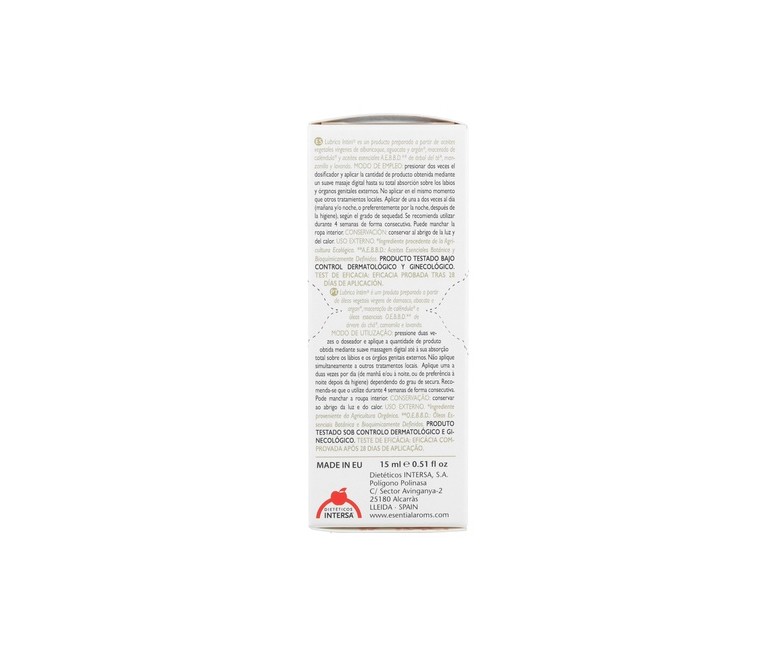 Lubricaintim aceite lubricante 15 ml Esential Aroms