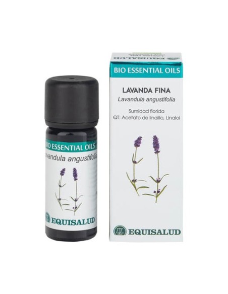 Aceite esencial de lavanda fina Bio 10 ml de aceite esencial Equisalud