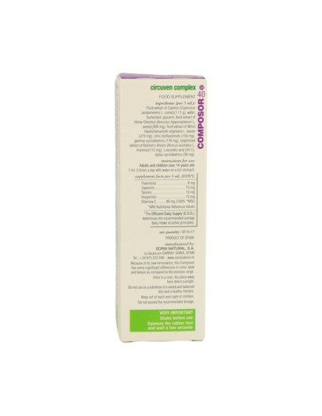 Composor 40 Fórmula XXI 50 ml Soria Natural